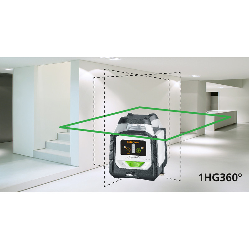 Laserliner DuraPlane G360RX lijnlaser 360° Groen