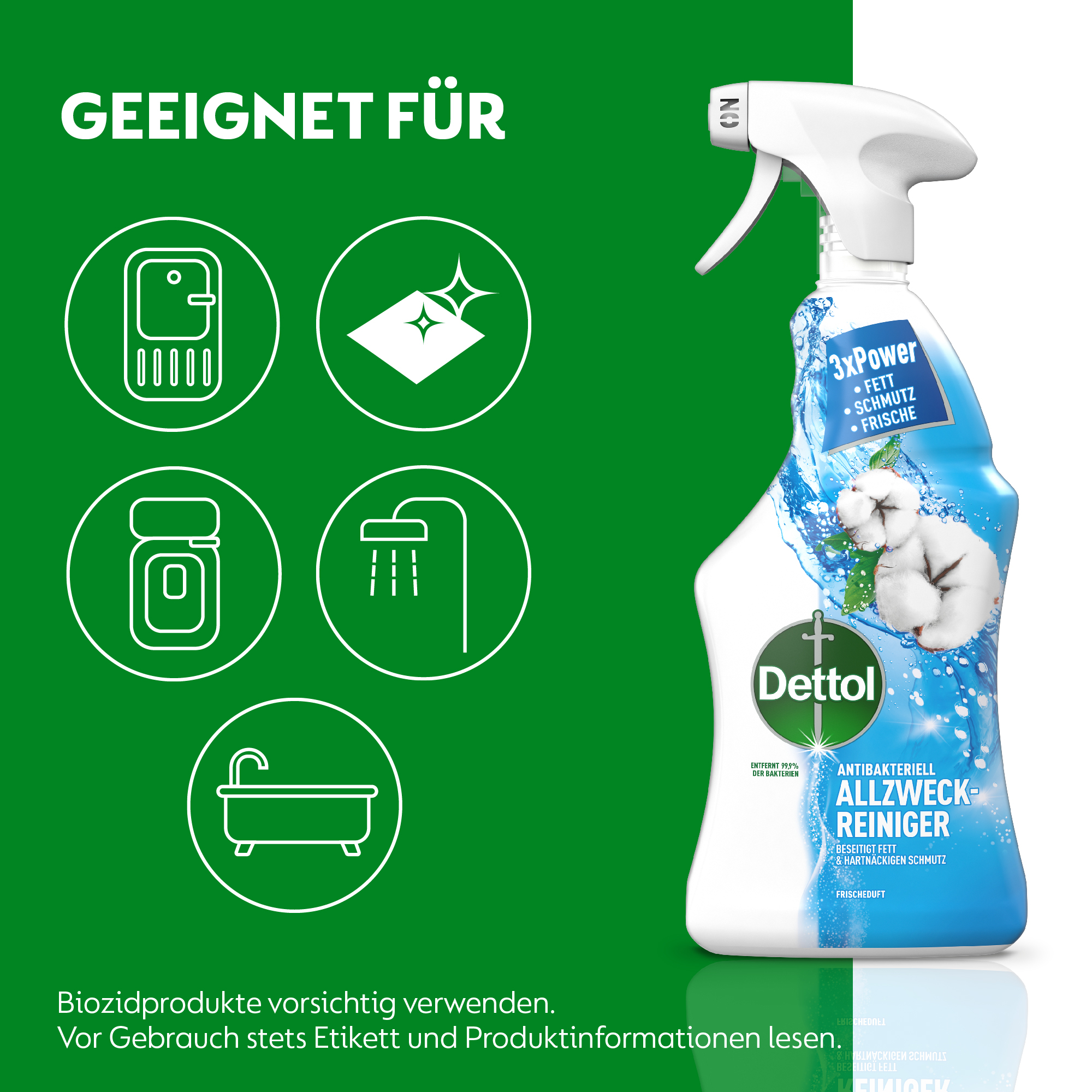 (750ml) Allzweck Reiniger Spray Haushalts Putzmittel (3221296) - Frischeduft