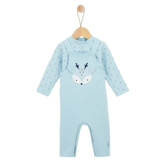 Petit Cocon Ensemble Salopette + Haut   de               P'tit bisou