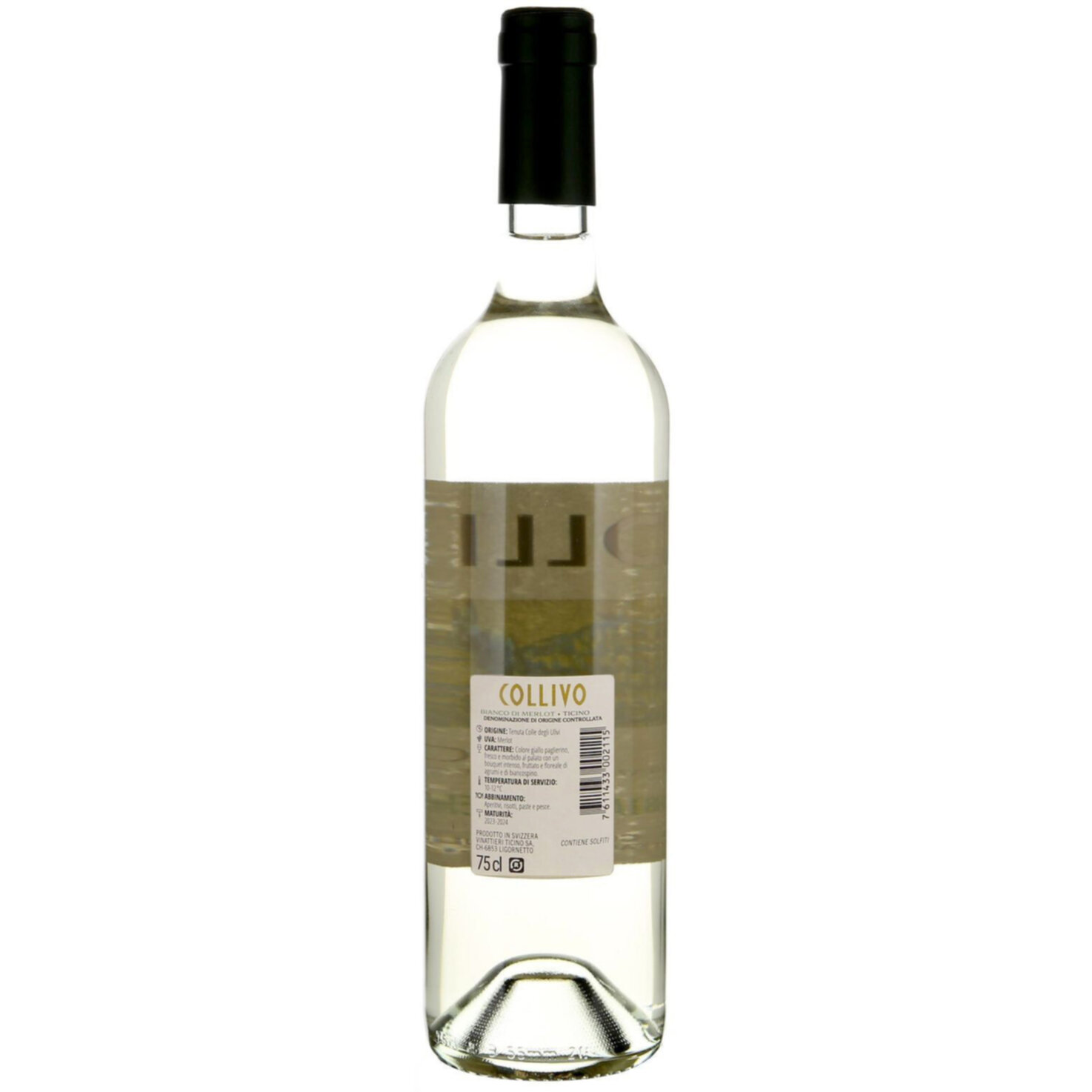 Ticino DOC Collivo Bianco di Merlot -75cl