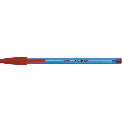 BIC Cristal SOFT - Stylo à bille - rouge - 1 mm
