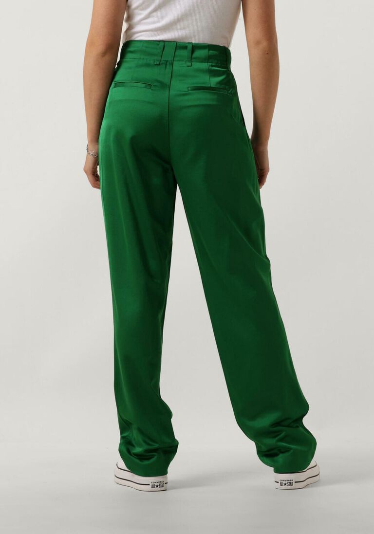 SCOTCH & SODA groene scotch & soda pantalon faye - high rise relaxed tapered leg