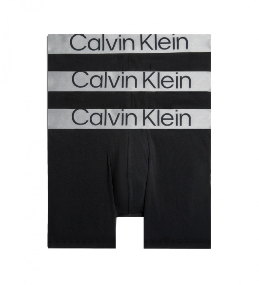 Cuecas Boxer Longas Calvin Klein - Pacote com 3