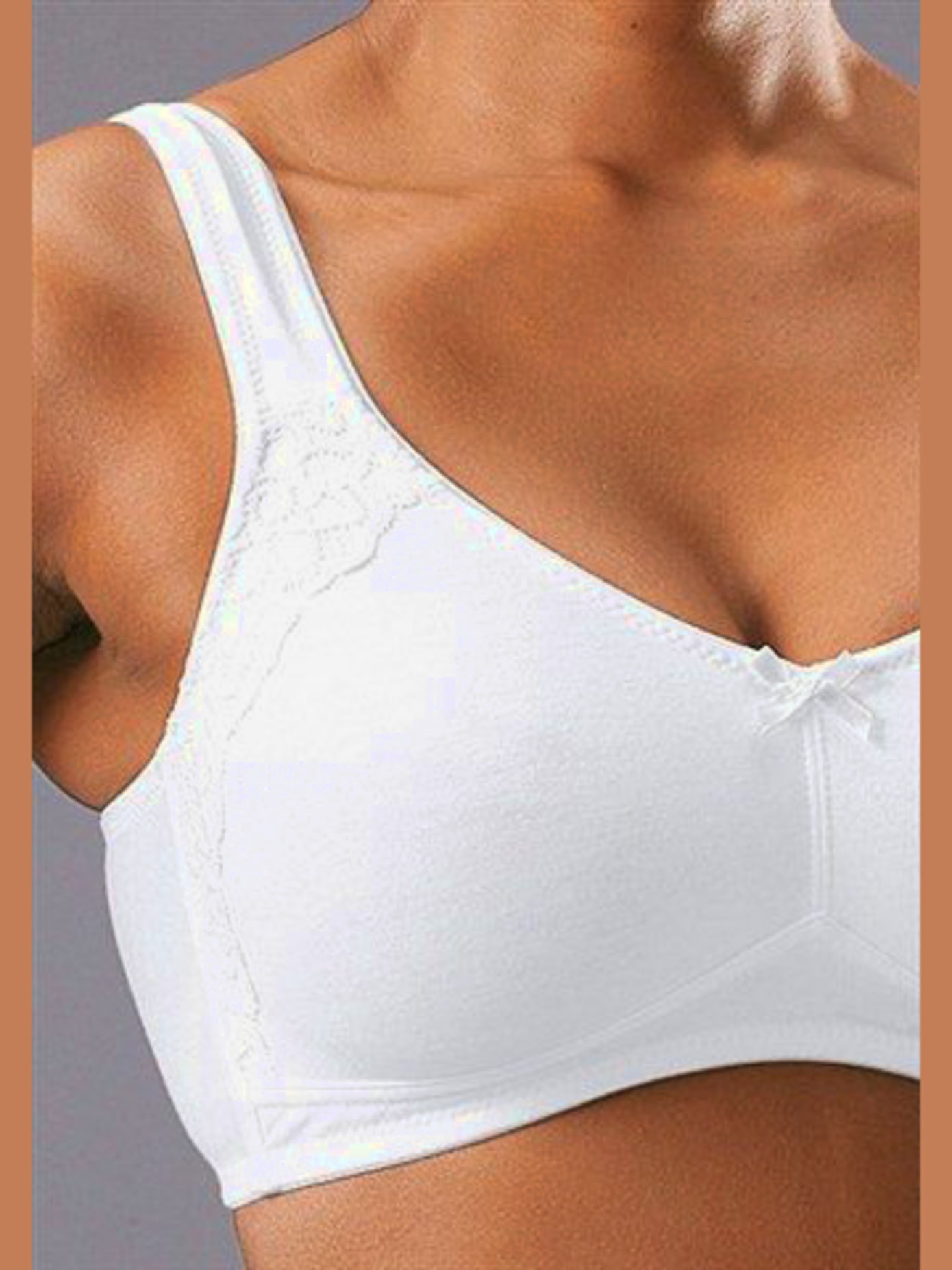 Soutien-gorge doux lot de 2 soutiens-gorge sans armatures basique, économique