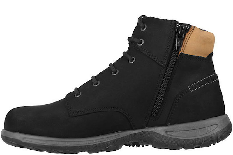 NEW FEET VINTERSTØVLE I SORT OLIERET SKIND
