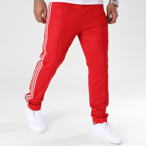 Pantalon Jogging A Bandes Beckenbauer IM4547 Rouge