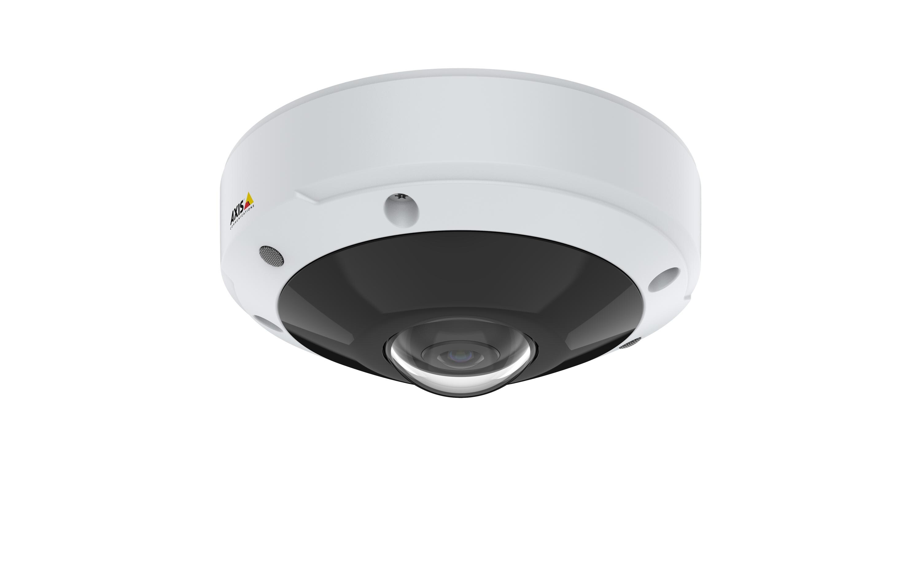Netzwerkkamera M3077-PLVE<br>Für den Aussenbereich geeignete Kamera mit 6 MP sowie 360°-Panoramaansicht und Audioaufnahme