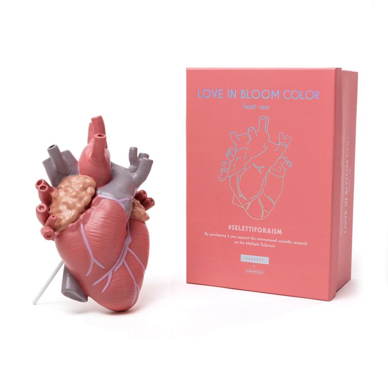 Seletti Love in Bloom hart vaas Kintsugi
