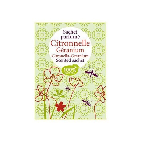 Sachet parfumé citronnelle géranium