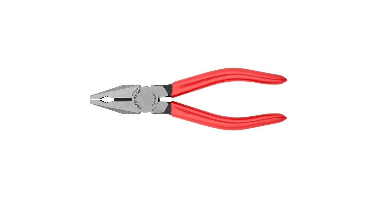 KNIPEXKombitang 03 01 160 combinatietang  (Rood)