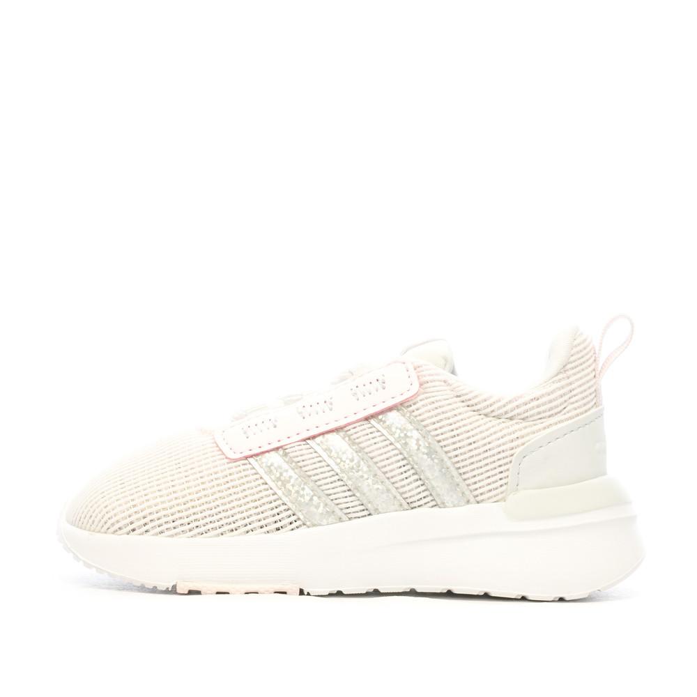Adidas Baskets Blanche Fille Bébé Adidas Racer Tr21