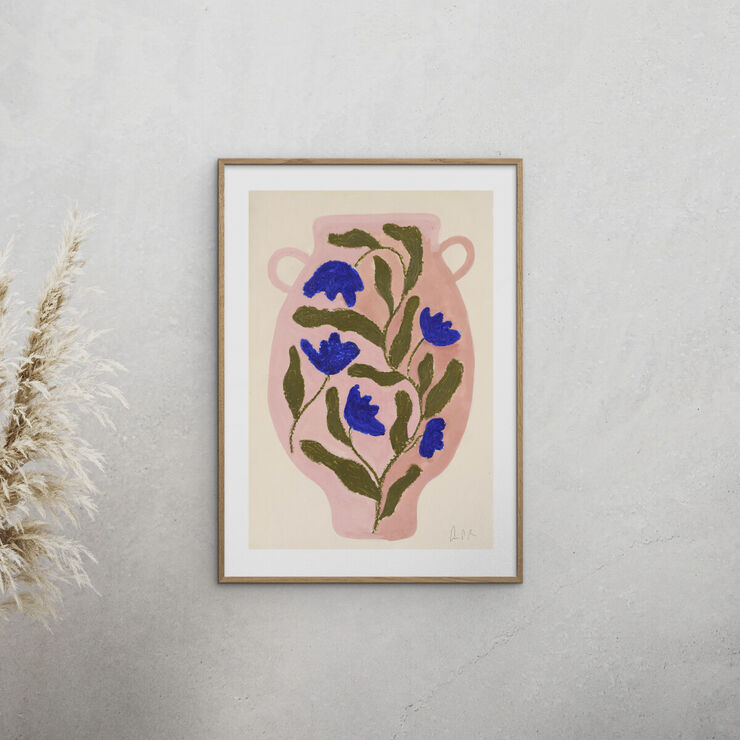 Poster & Frame Camilla Bergqvist - Vase No. 01 Flerfarvet