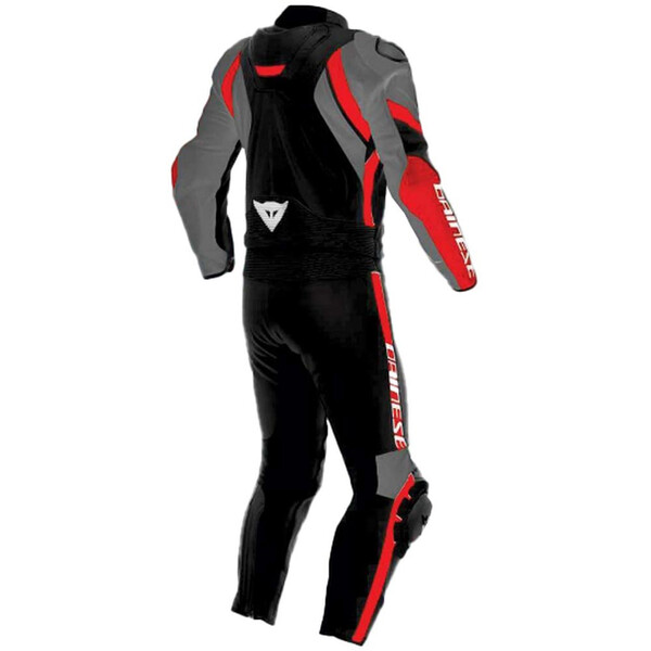 Dainese - Combinaison Avro 4 - 2 pièces Noir / Anthracite / Rouge