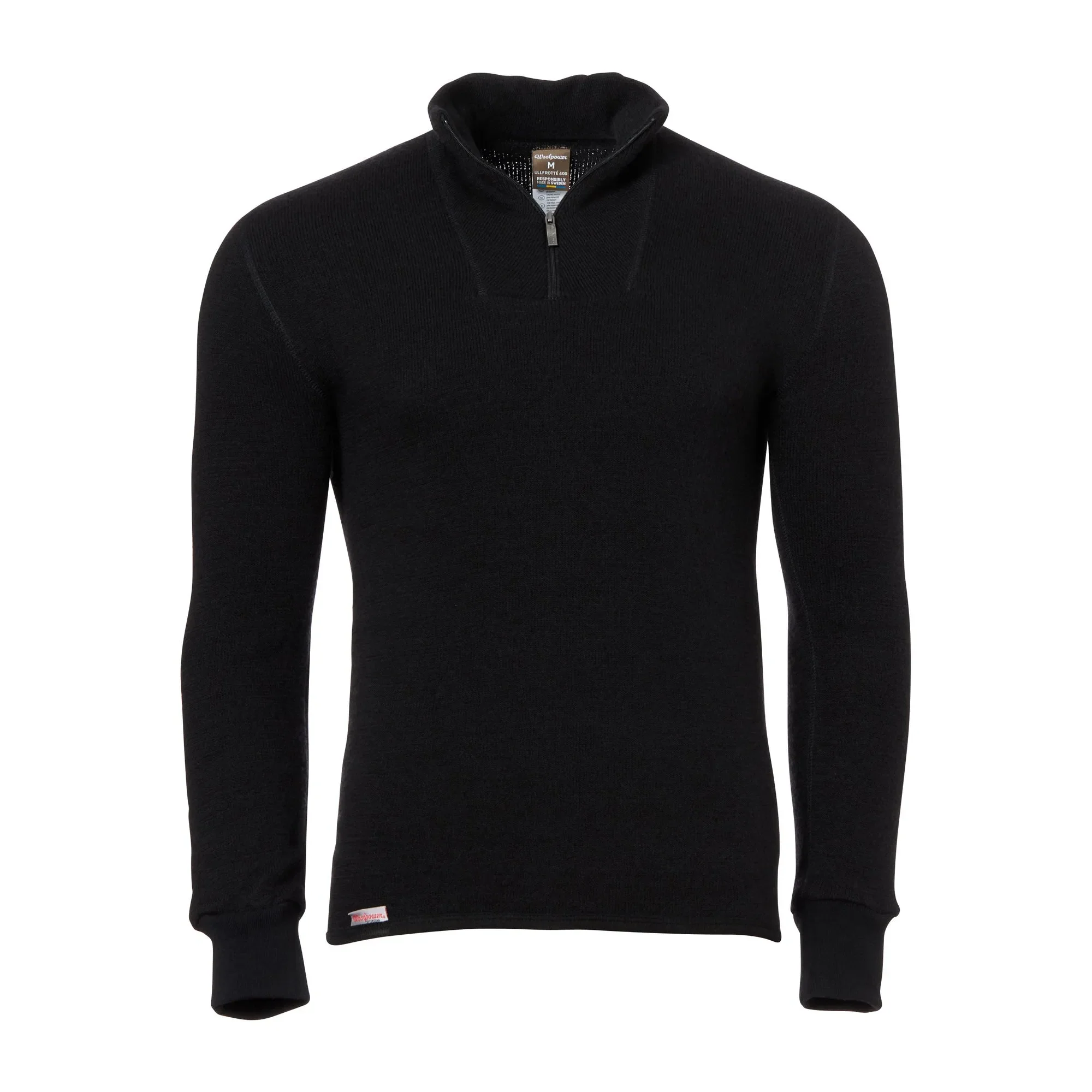 Woolpower -  Rollkragenpullover Zip Turtleneck 400 mit Reißverschluss