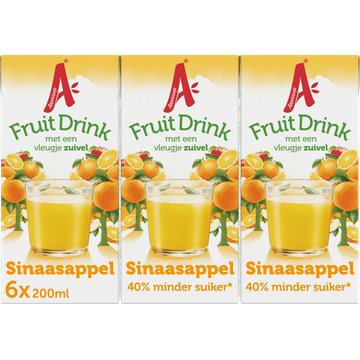 Appelsientje FruitDrink Sinaasappel 6-pack 0,2 L