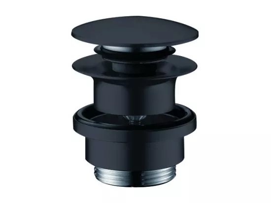 Bonde lavabo Push-open HANSGROHE noir mat