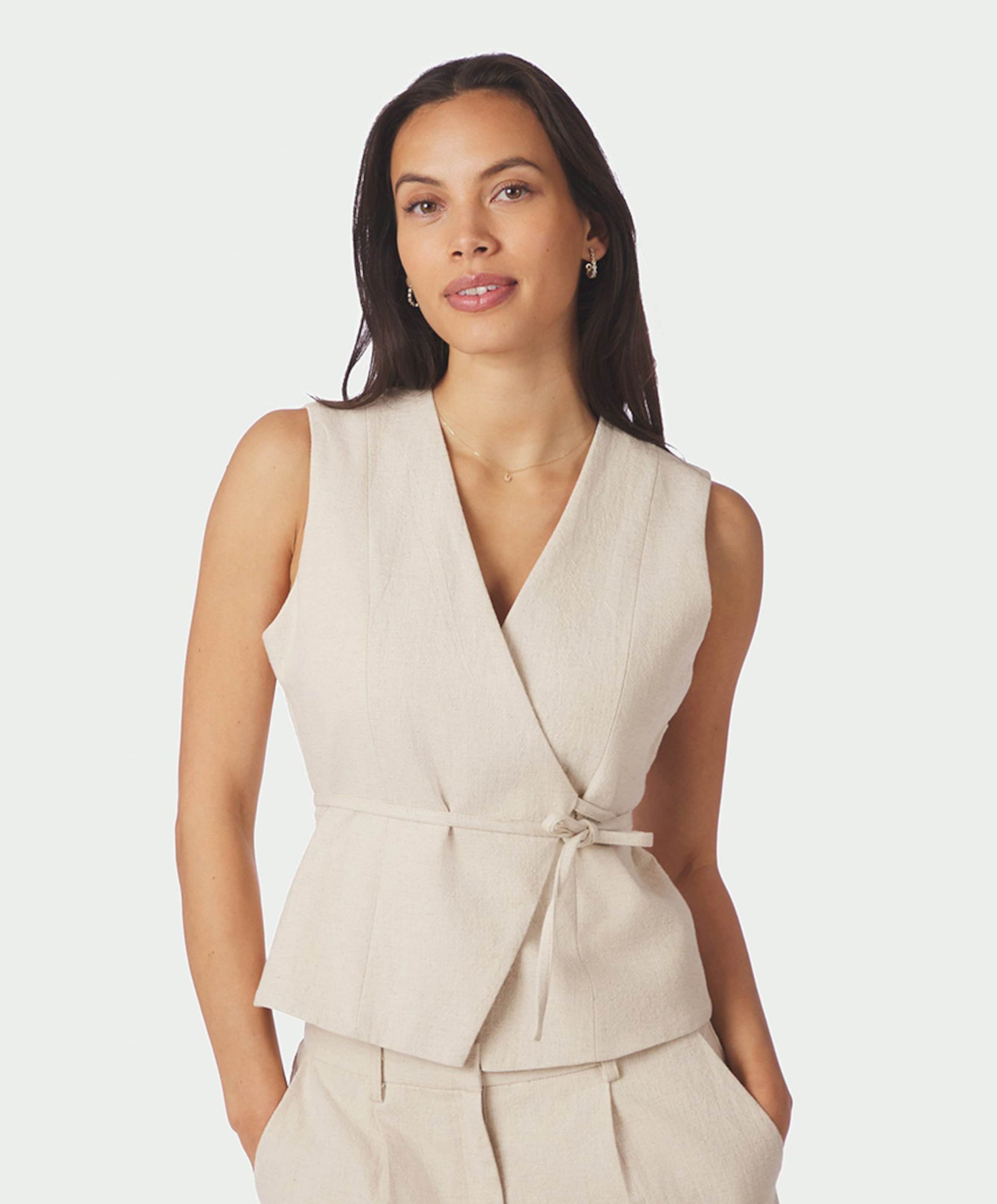 Neo Noir Dames gilet beige