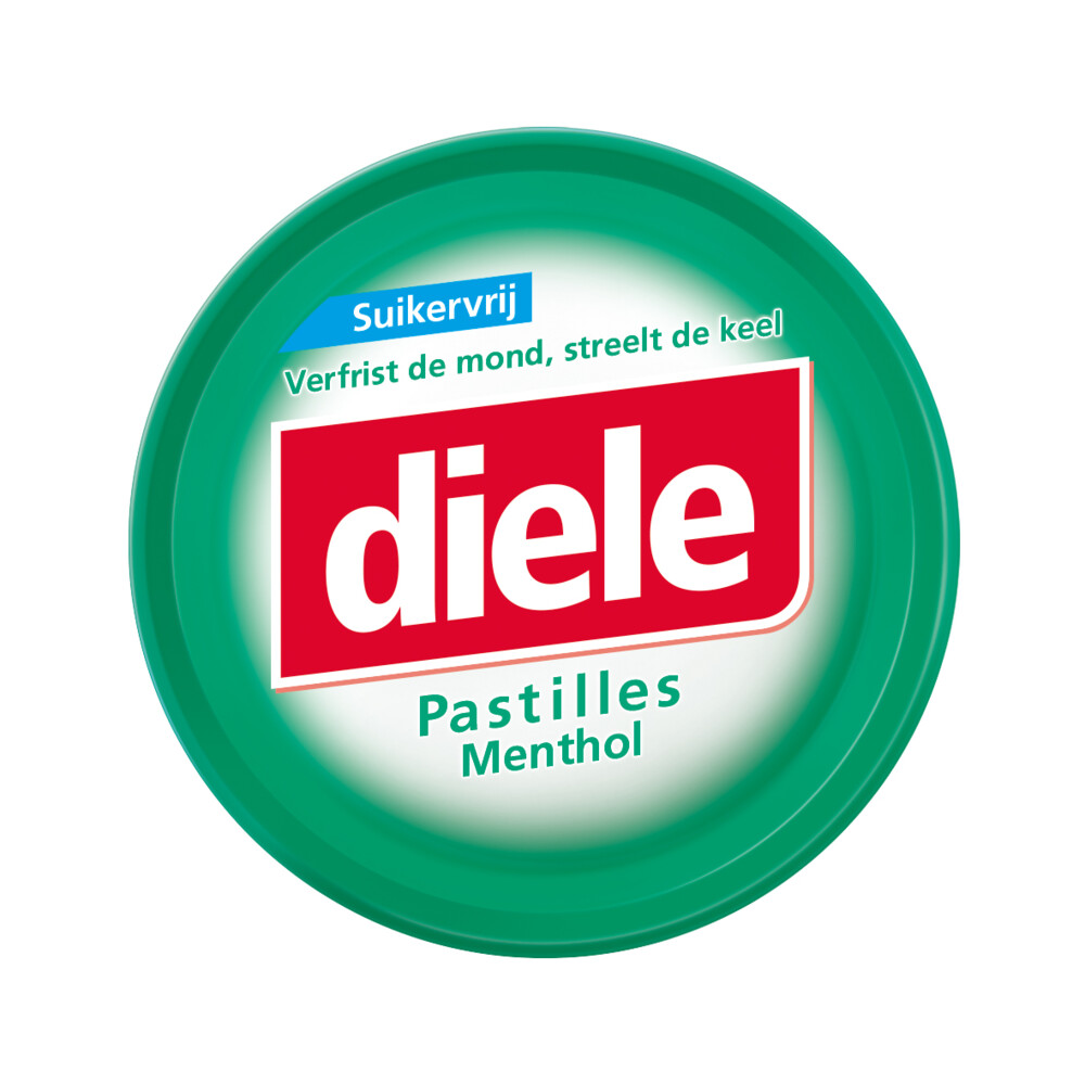 Diele Pastilles Menthol Suikervrij50 gr