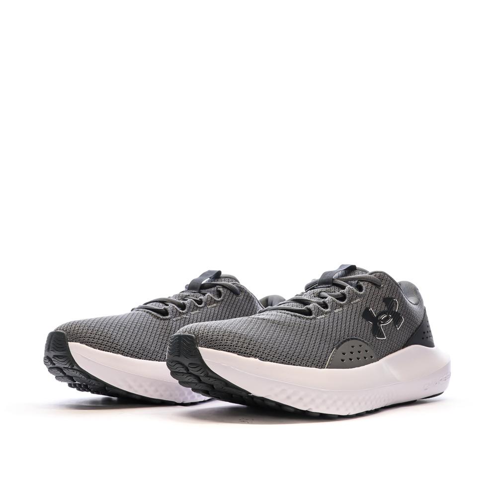 Under Armour Chaussures de Running Grises Homme Under Armour Charged Surge 4