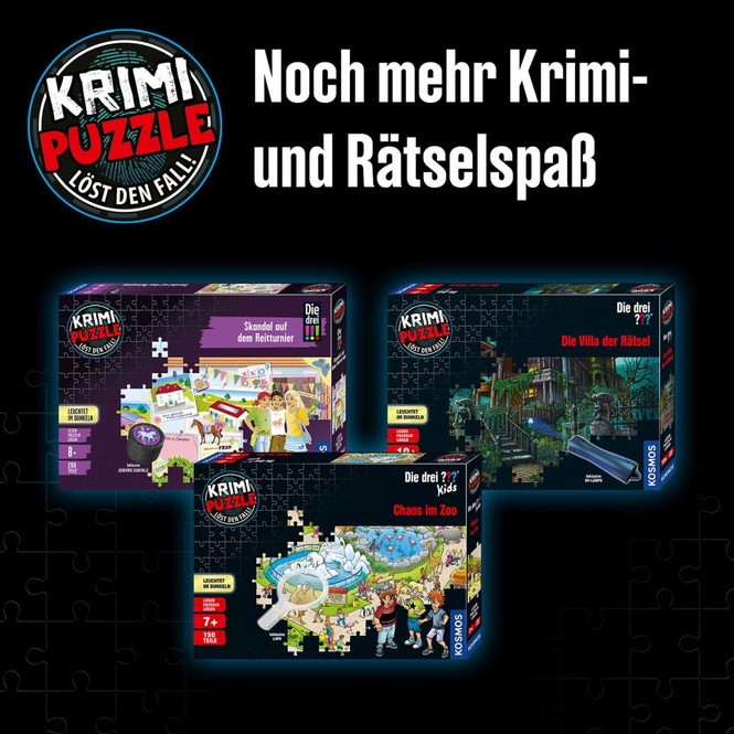 Die drei ??? Kids - Krimi Puzzle - Vorsicht, Glibber-Falle!