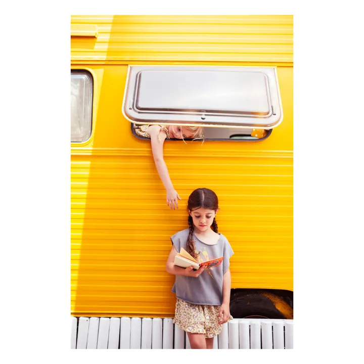 Tocoto Vintage Short Léopard | Jaune