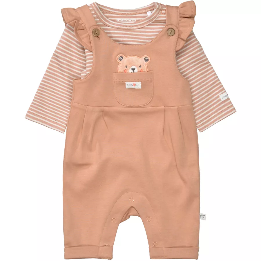 Staccato Strampler+Shirt peach