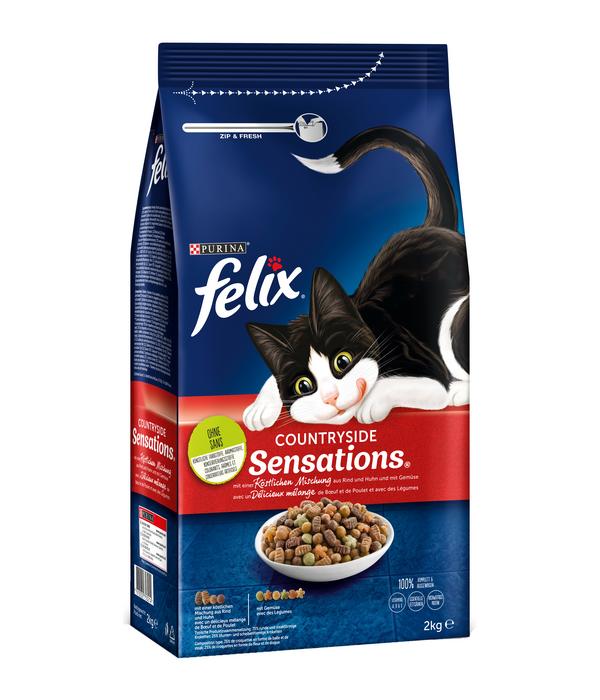PURINA felix® Trockenfutter für Katzen