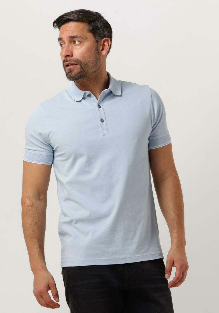 GENTI lichtblauwe genti polo j9034-1212