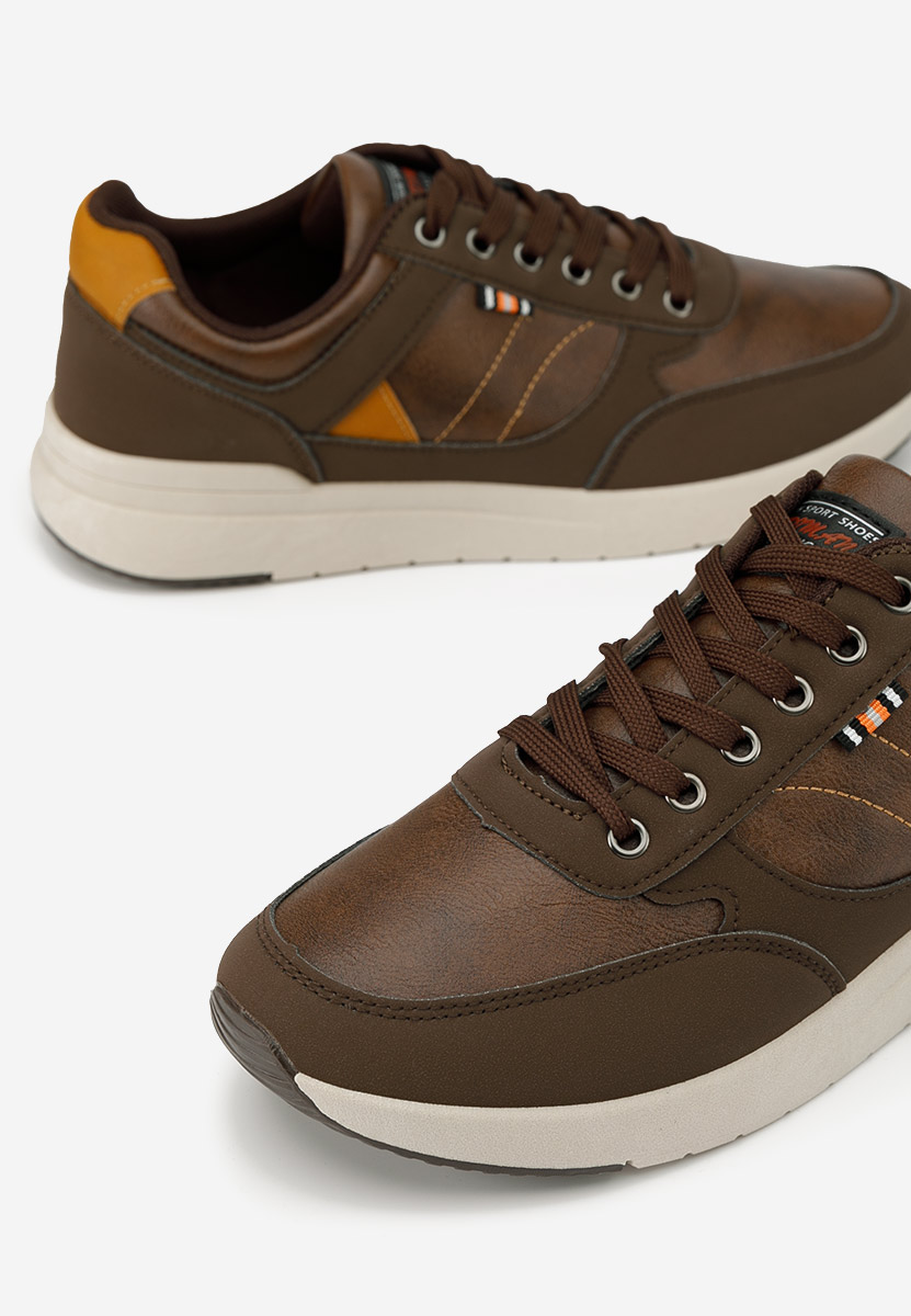 Baskets pour hommes bruns Freeman