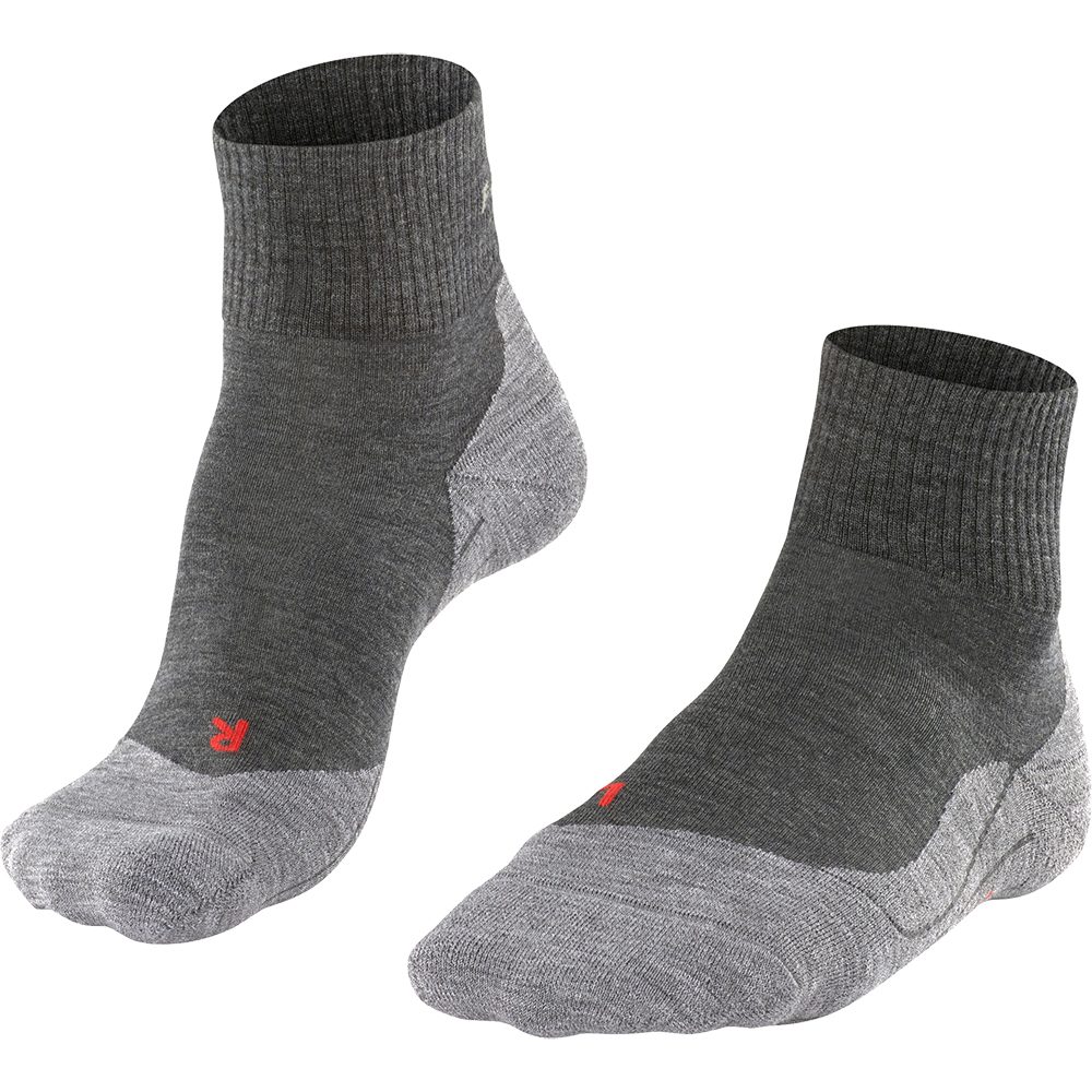 Falke TK5 Short Socken Herren asphalt melange