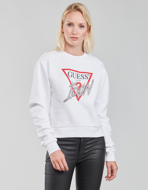 Guess - ICON FLEECE - Blanc