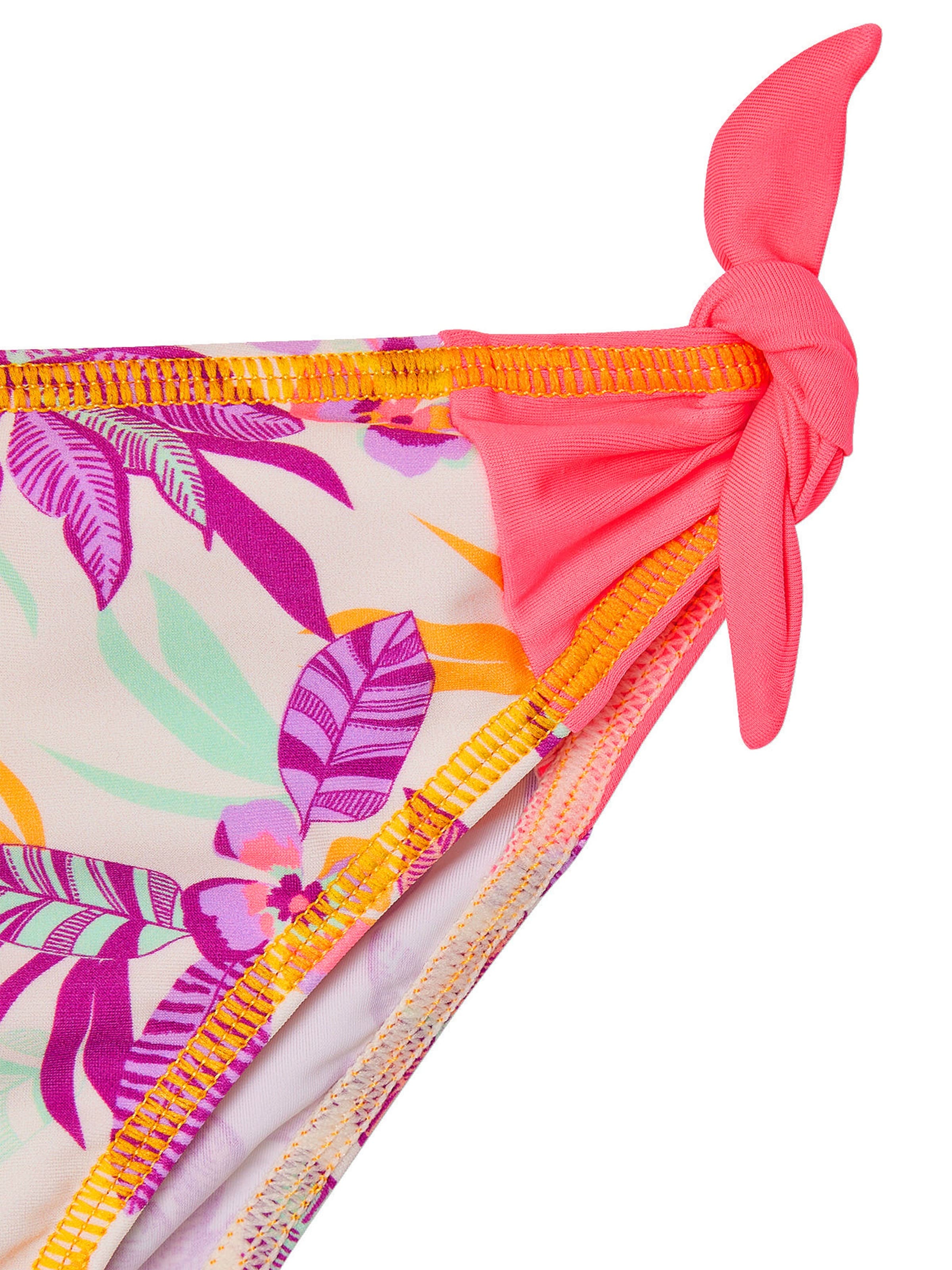 Vertbaudet Mädchen UV-Set: Shirt & Badehose wollweiß