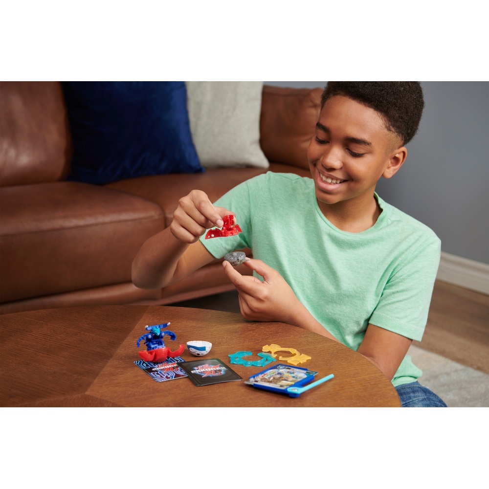 Bakugan Starter Pack Spezialangriffs-Bruiser Octogan und Trox Actionfiguren und Sammelkarten