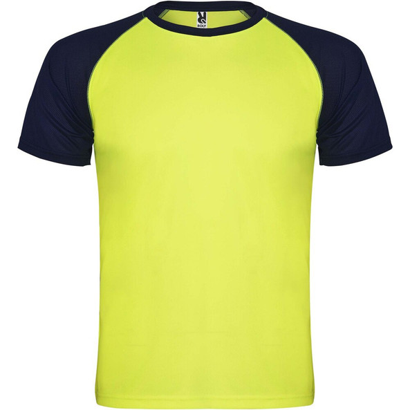 Roly R6650 - T-shirt de sport Indianapolis à manches courtes unisexe