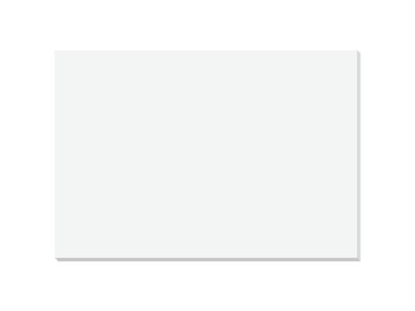 sigel skrivebordsunderlag i papir, blank hvit, 595 x 410 mm, 50 ark, 80 g/m², limt, med bakdeksel - 1 stk (SY510)