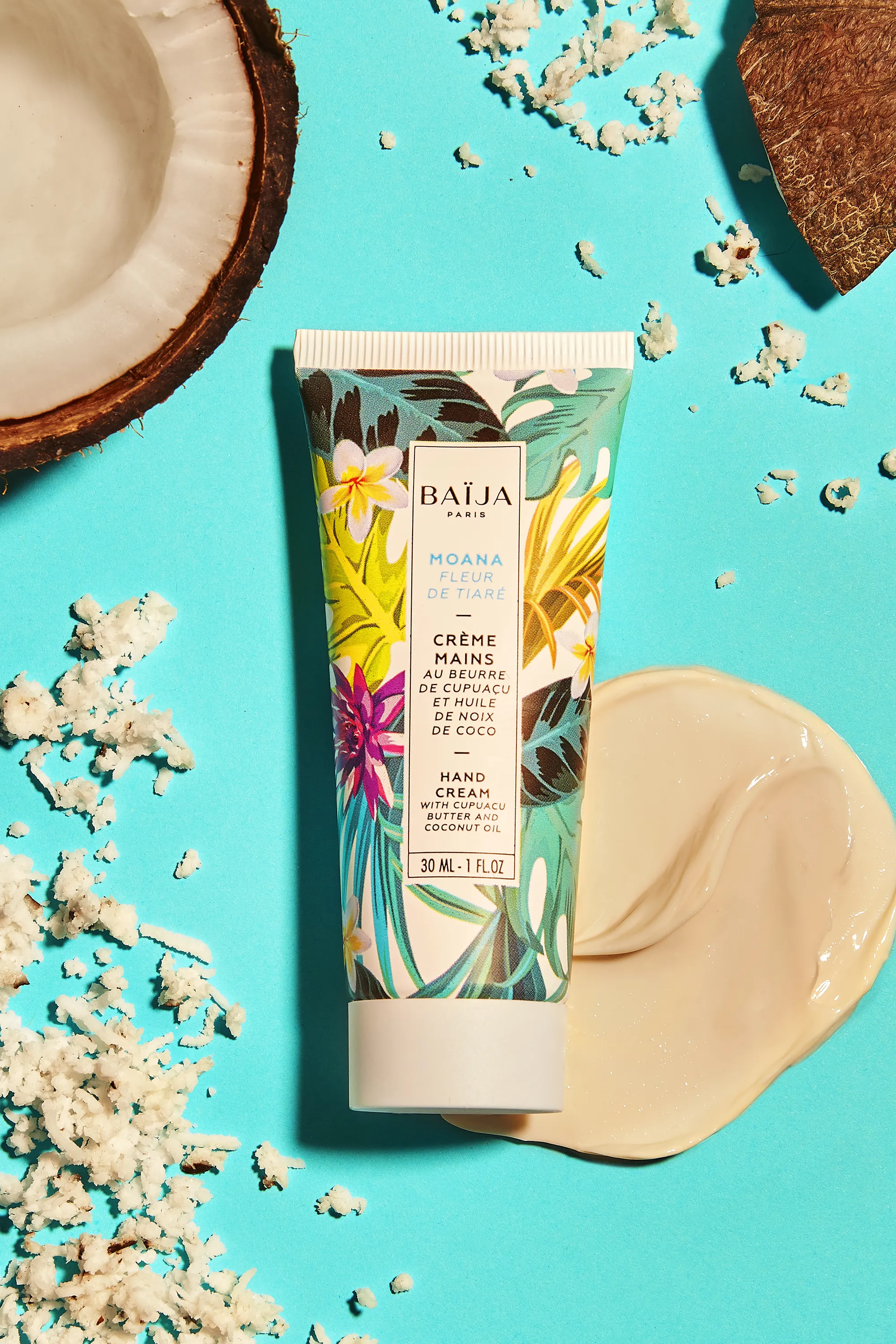 Baïja Crème mains à la fleur de tiaré Moana-30 ml