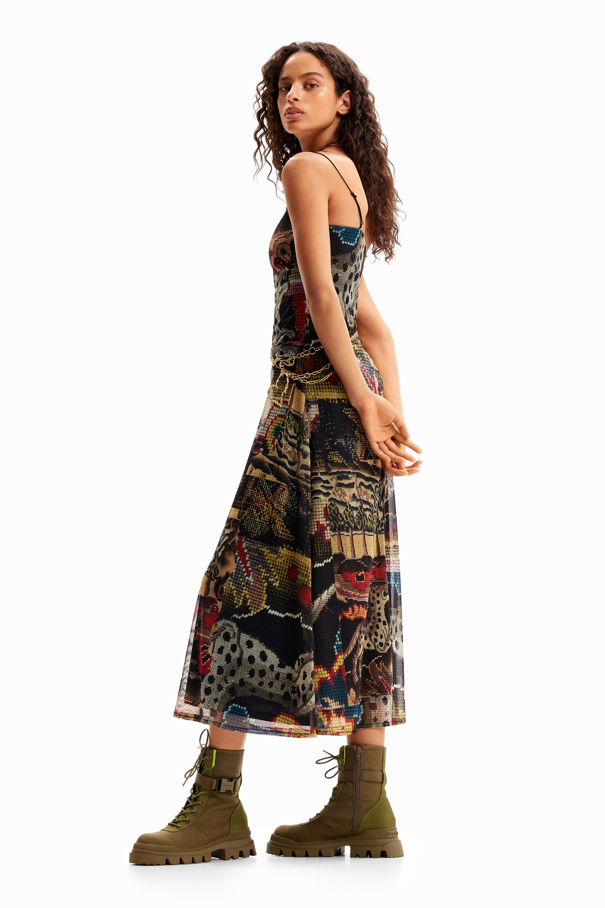 Robe midi tapisserie M. Christian Lacroix