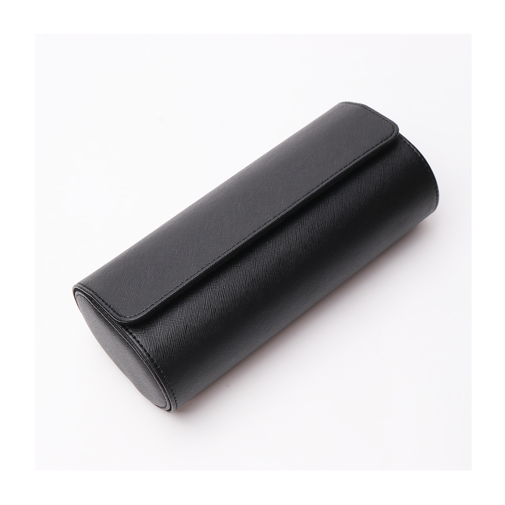 (3 Slots) Uhrenbox Schmuckschatulle Organizer - Schwarz