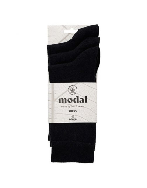 Apollo Sokken Modal 3-Pack Zwart - Sokken