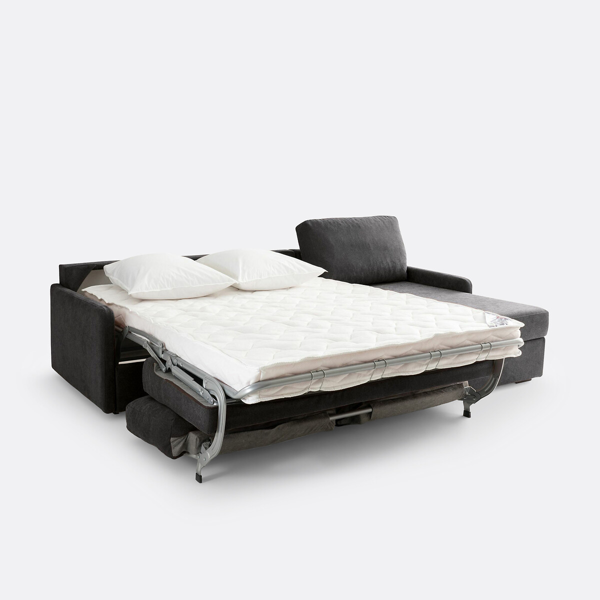 LA REDOUTE INTERIEURS<br>Sofá-cama de canto, tecido texturizado, Bultex Marta