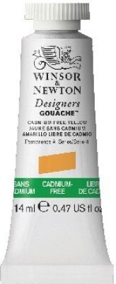 Winsor & Newton - Gouache Maling - Cadmium Free Yellow 14 ML