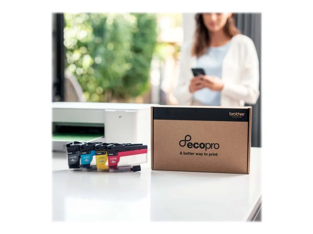 Brother DCP-J1200WE - Multifunktionsprinter - farve - blækprinter - A4/Letter (medie) - op til 8 spm (kopiering) - op til 16 spm (udskriver) - 150 ark - USB 2.0, Wi-Fi(n)