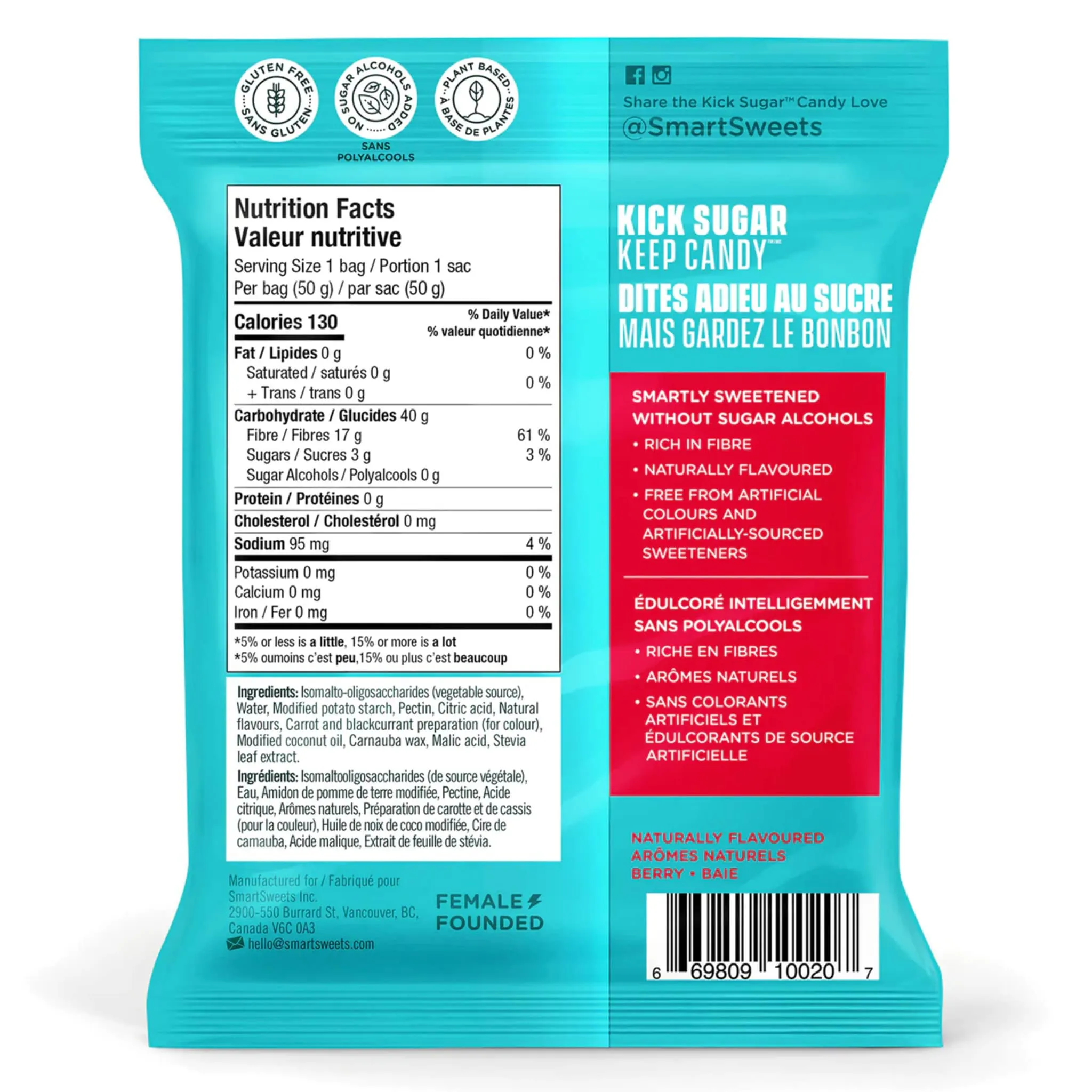 SmartSweets Bonbons Poisson Sucré