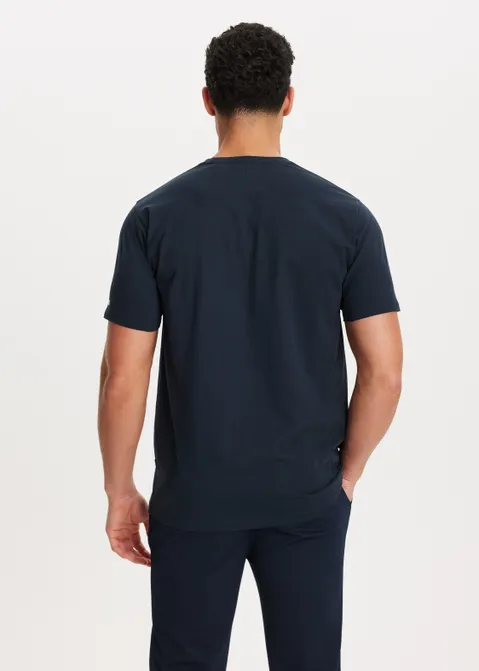 T-shirt met print symbol blauw (BLW.D)