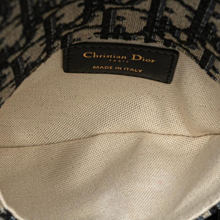 Dior Vintage Dior Saddle Bag Blue