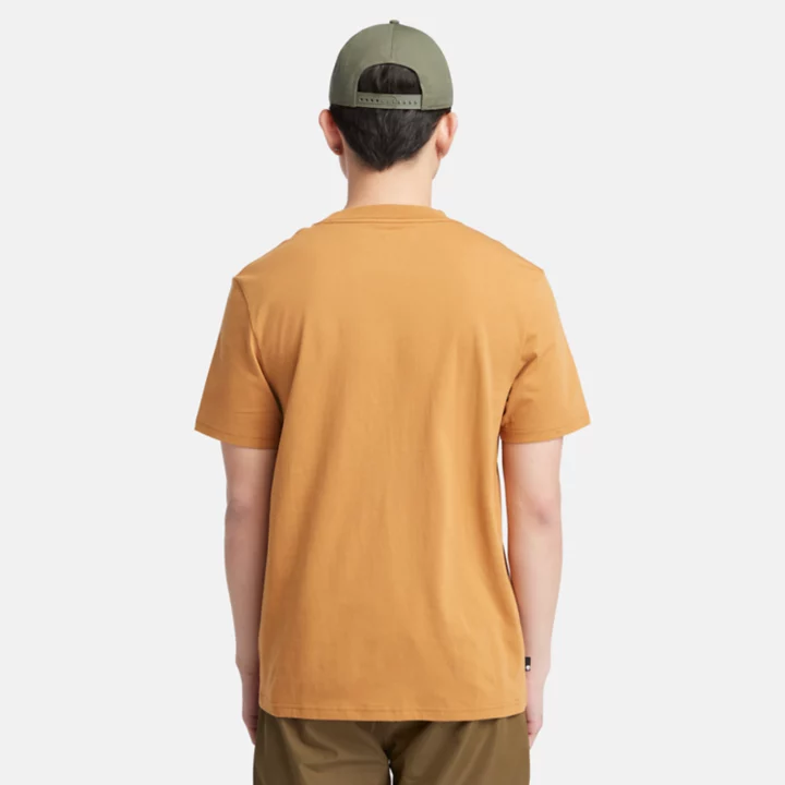 Camiseta Carrier Masculina em Amarelo Escuro