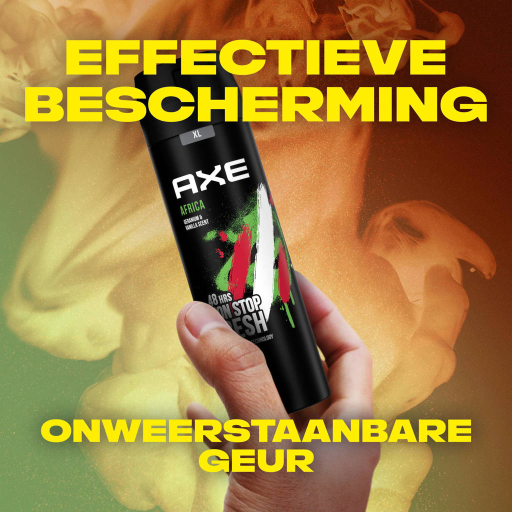 Fijne DEO mooie voordelige verpakkingAfrica deodorant bodyspray - 6 x 200 ml