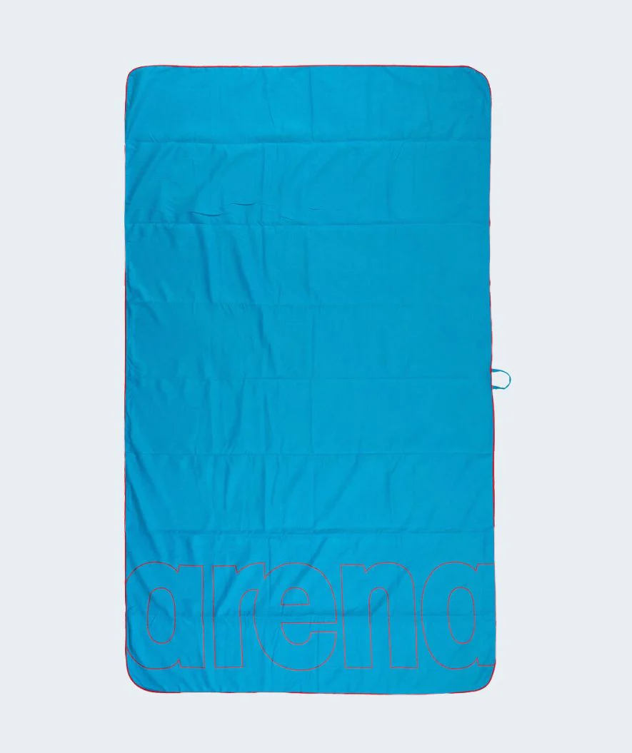 Arena microfiber håndklæde - Smart Plus Pool - Lyseblå