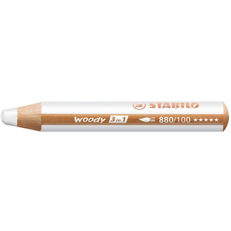 Stabilo Farbstift Woody 3 in 1, weiss