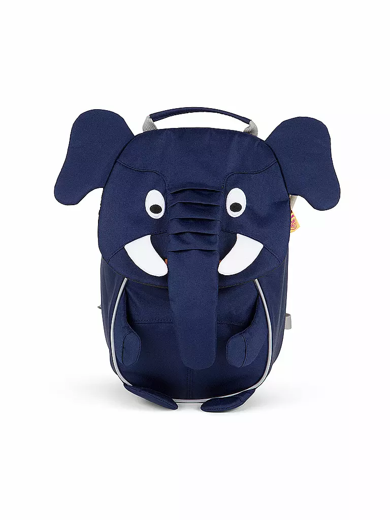 AFFENZAHN Kinder Rucksack Kleine Freunde - Emil Elefant dunkelblau